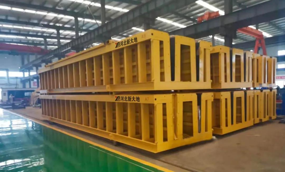 河北拉斯维加斯9888预应力混凝土双T板成套生产线顺遂发货