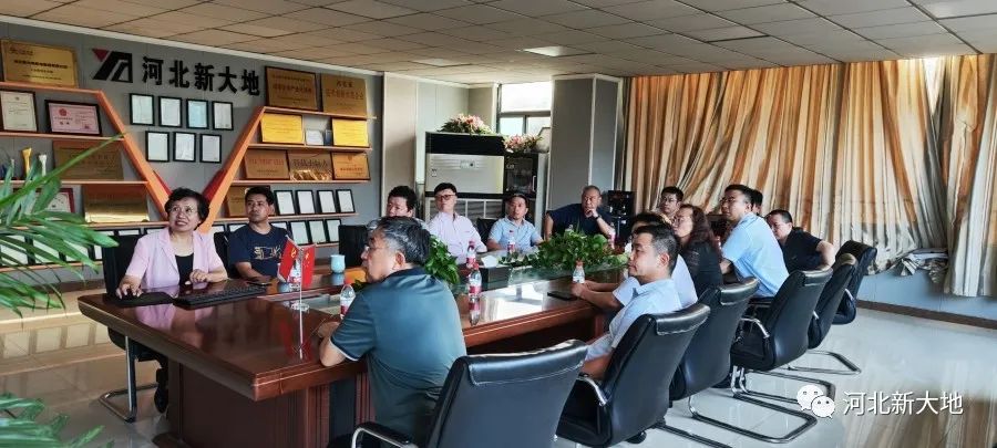 工程建材制品机械分会向导一行莅临河北拉斯维加斯9888调研交流